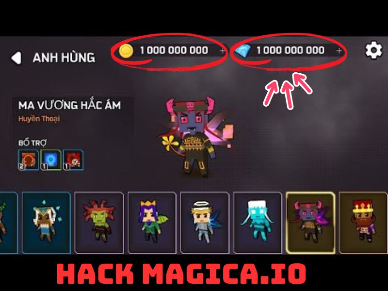 Những Tính Năng Nổi Bật Của Phiên Bản Hack Magica io