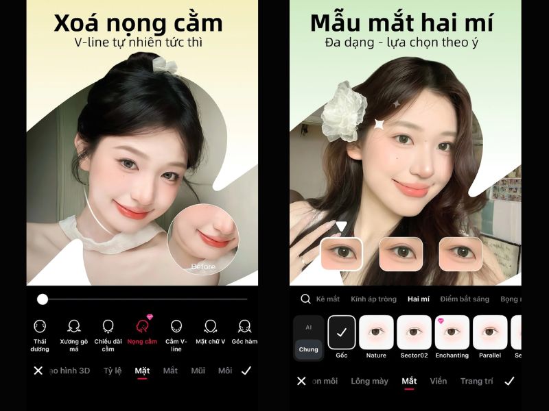Trình sửa ảnh Trong Meitu Mod APK