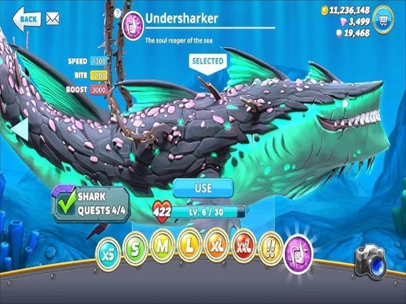 Tính Năng Nổi Bật Của Hungry Shark World Hack