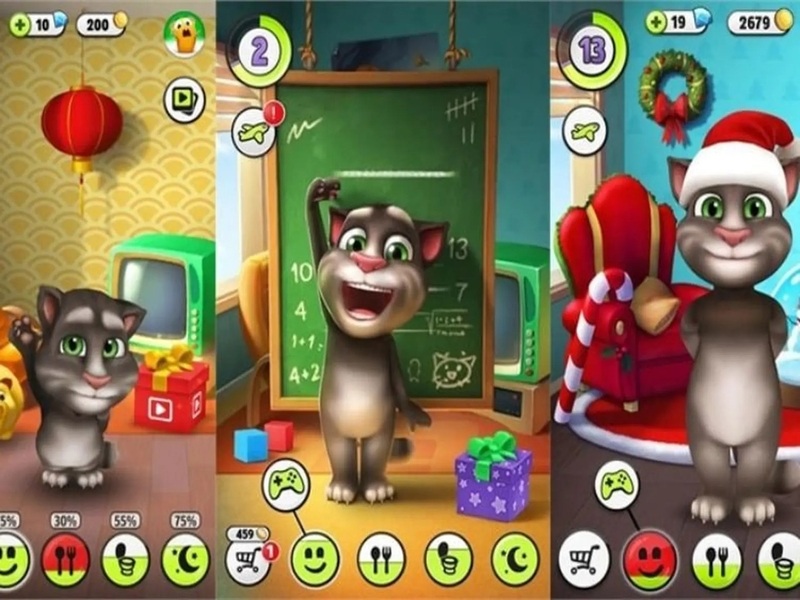 So Sánh Bản Gốc Với Bản My Talking Tom Mod Apk