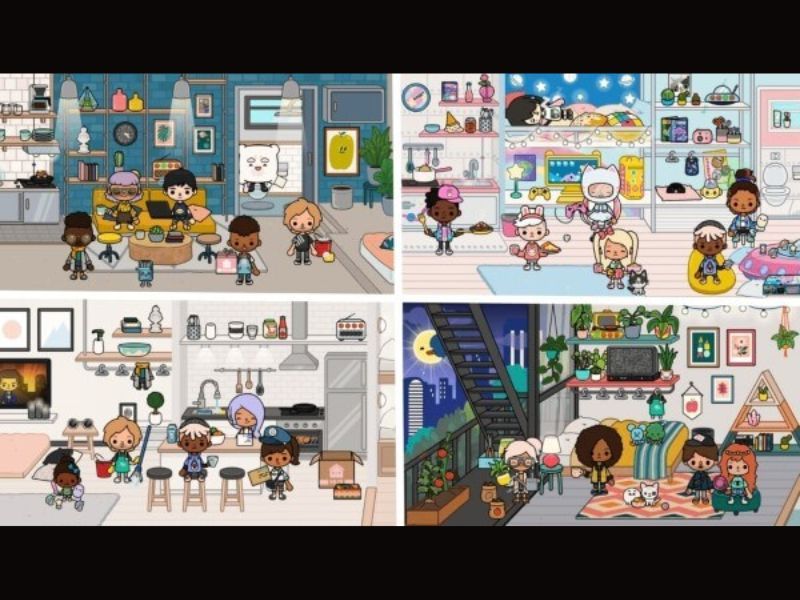 Mở khoá tất cả trong Toca Life Mod