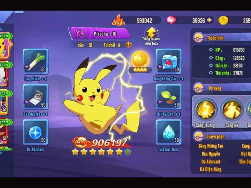So sánh phiên bản gốc với Hack Pokemon Đại Chiến