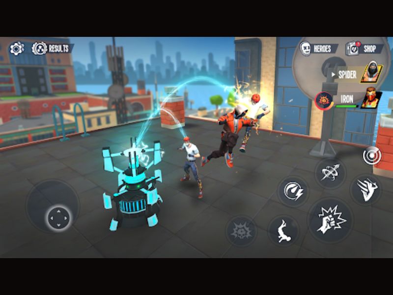 So Sánh Phiên Bản Gốc Với Hack Spider Fighter 3