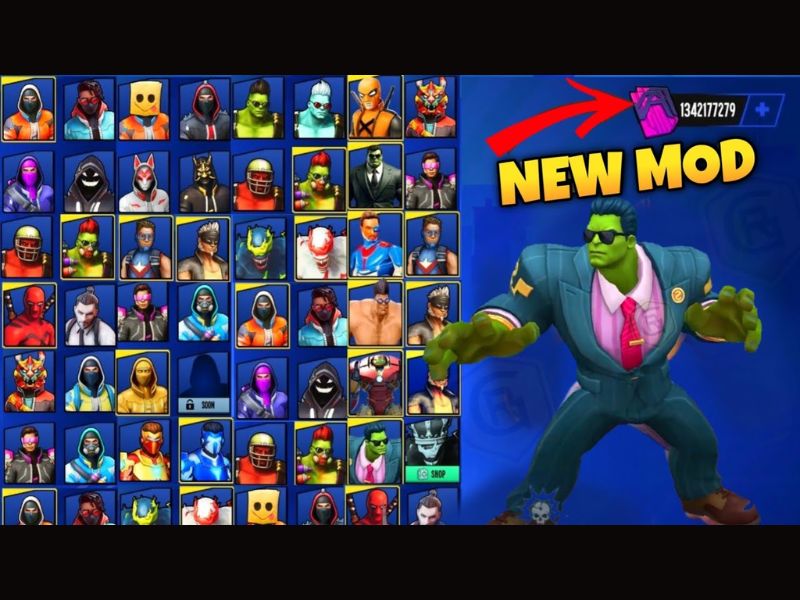 Vô hạn tiền trong Hack Spider Fighter 3