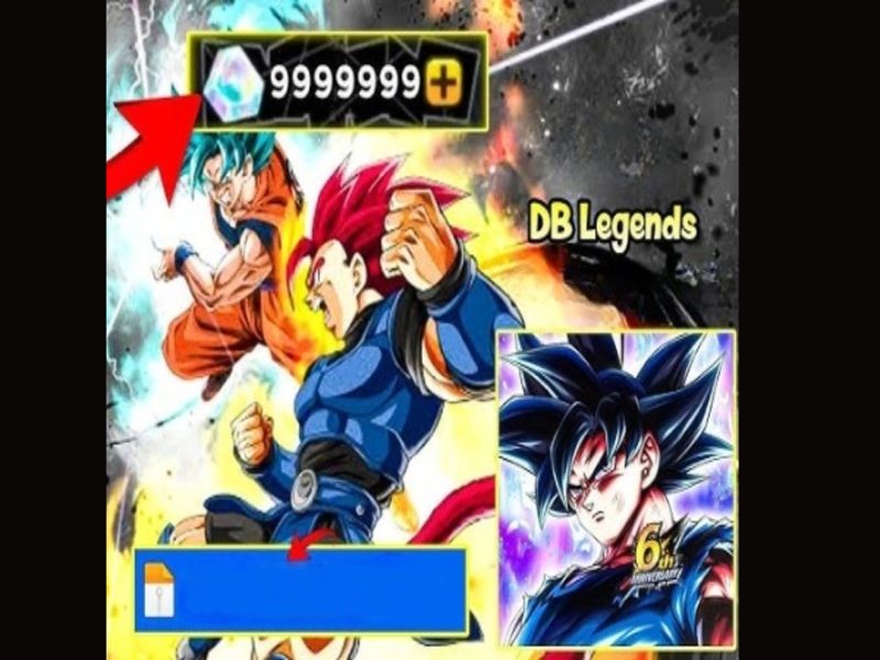 Vô Hạn Tiền Và Tinh Thể trong Dragon Ball Legends Mod