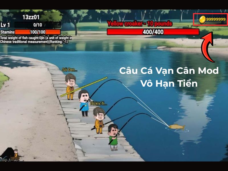 Bản Gốc Và Bản Câu Cá Vạn Cân Mod APK Khác Nhau Thế Nào?