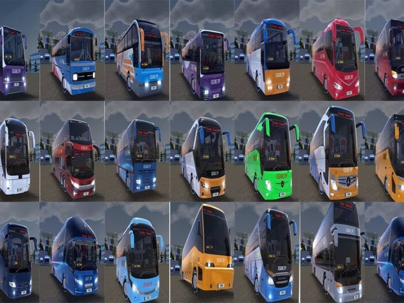 Tải Bus Simulator Ultimate (Vô Hạn Tiền, MAP Việt Nam) v2.2.6 Bộ sưu tập xe buýt đa dạng trong Bus Simulator Ultimate