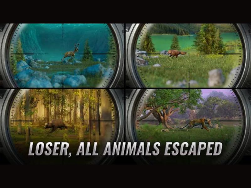 Khu Vực Săn Bắn Đẹp Đến Ná Thở trong Hunting Clash Mod APK