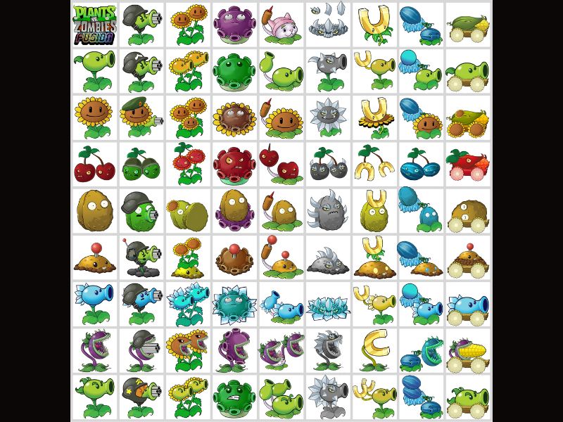 Mở Khóa Toàn Bộ Cây trong Pvz Fusion Mod