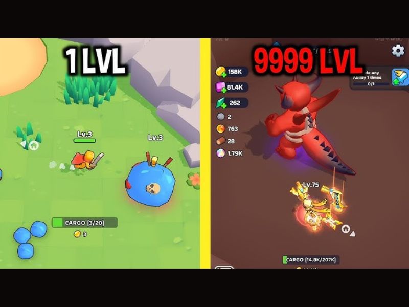 Sát Thương Tăng Cường trong XP Hero Mod APK