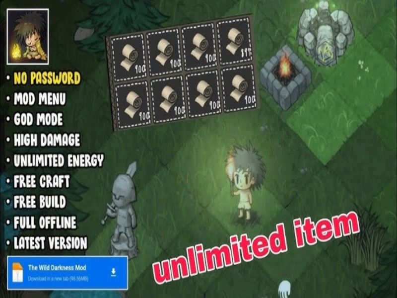 Tính Năng Nổi Bật Trong The Wild Darkness Mod APK