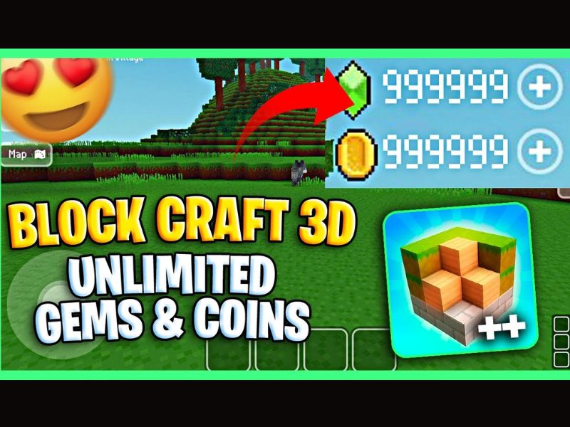 Tải Block Craft 3D Mod APK (Menu, Vô Hạn Tiền) v3.21.0 Vô Hạn Tiền trong Block Craft 3D Mod Menu