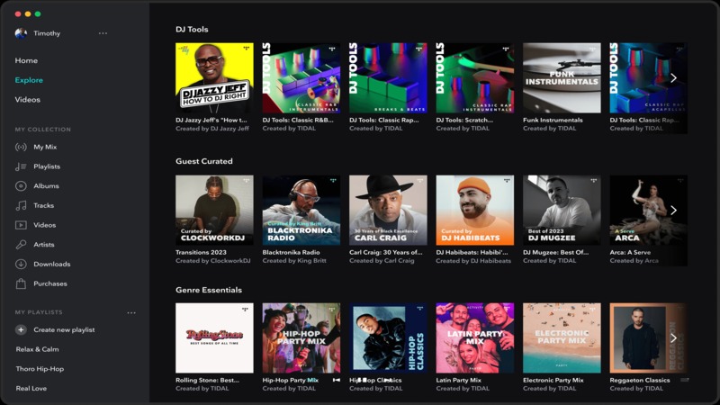 Tải TIDAL Music MOD APK (Mở Khóa Premium) V2.178.0 Giao Diện Hiện Đại, Dễ Sử Dụng