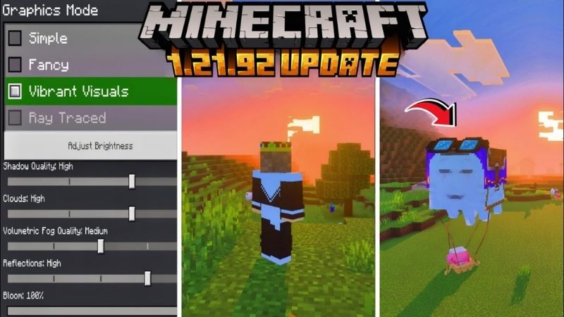 Trải Nghiệm Gameplay Đỉnh Cao Trong Minecraft 1.21.92
