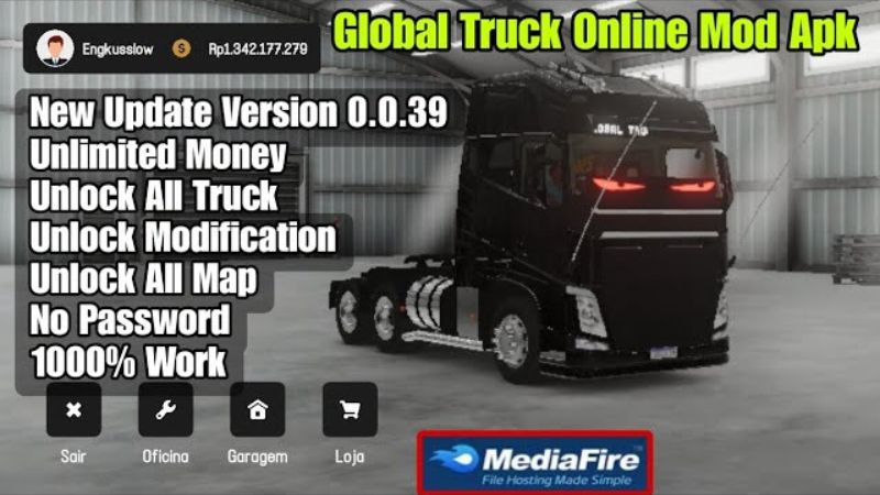 Tải Global Truck Online Mod APK (Vô Hạn Tiền) v0.1.10 Đặc Quyền Vượt Trội Khi Trải Nghiệm Bản Mod Tại GAMEHAIVL