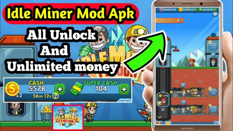 Tải Idle Miner Tycoon MOD APK (Vô Hạn Tiền) v5.56.0 Idle Miner Tycoon MOD APK