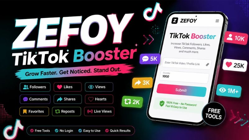 Tải Zefoy MOD APK v1.9.9 (Vô Hạn Xu, Tăng Follow TikTok) Các tính năng bứt phá chỉ số của Zefoy MOD APK tại GAMEHAIVL