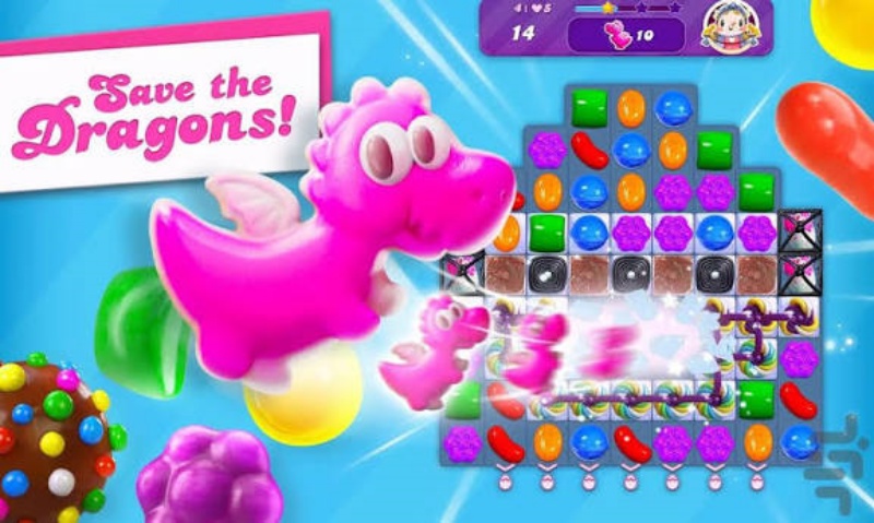 Tải Candy Crush Saga MOD APK (Menu, Mở Khóa Level) v1.332.1.1 Ghép kẹo trong Candy Crush Saga