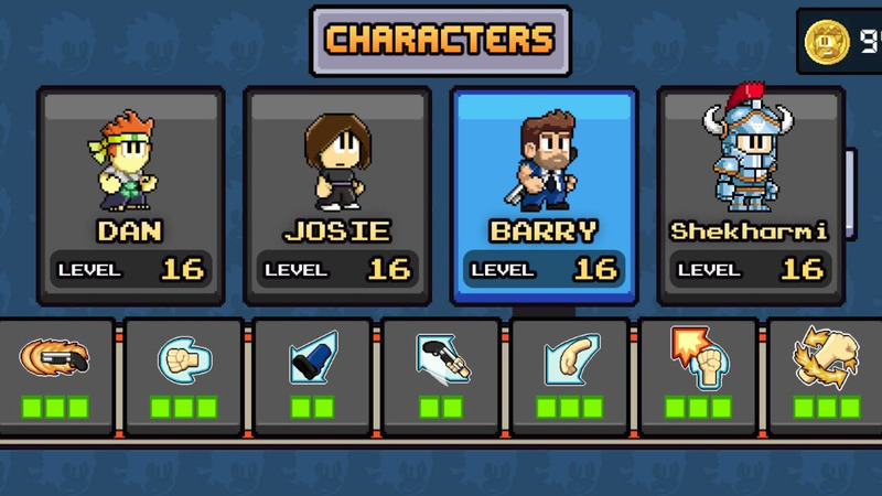 Tải Dan the Man Hack v1.12.75 APK (Menu, Vô Hạn Tiền, Mở Khóa) Phân tích Gameplay: Cơ chế chiến đấu và Chế độ chơi